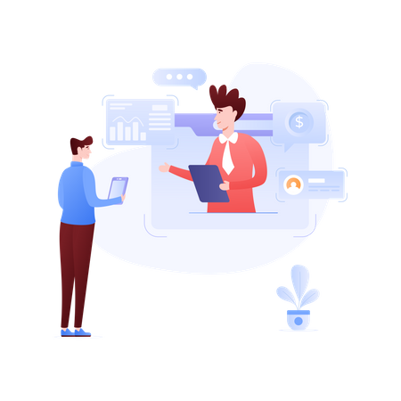 Unternehmensberatung  Illustration