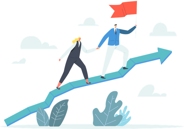 Unternehmensführung  Illustration