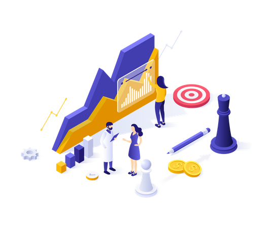 Unternehmensgründung  Illustration