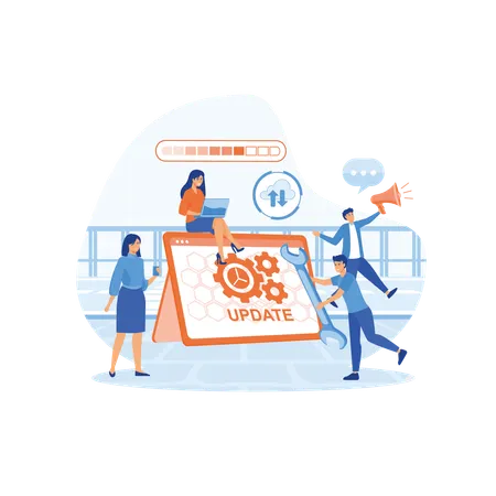 Upgrading Operating System  Illustration