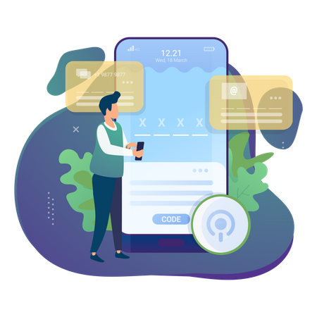 UPI Transfer  Illustration