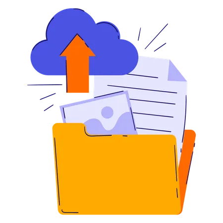 Upload documents  Illustration