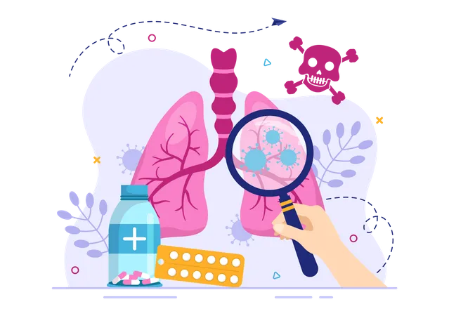 Upper Respiratory Infection  Illustration