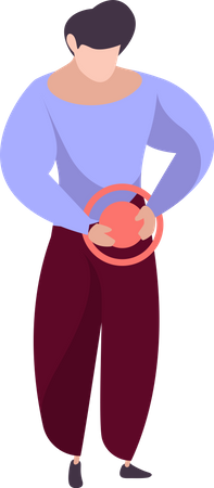 Urgent urination  Illustration