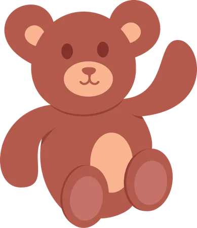 Urso Teddy  Ilustração