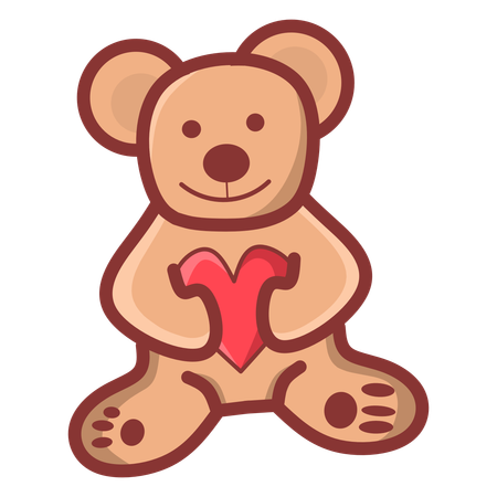 Urso Teddy  Ilustração