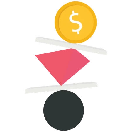 US dollar at risk to collapse  Illustration