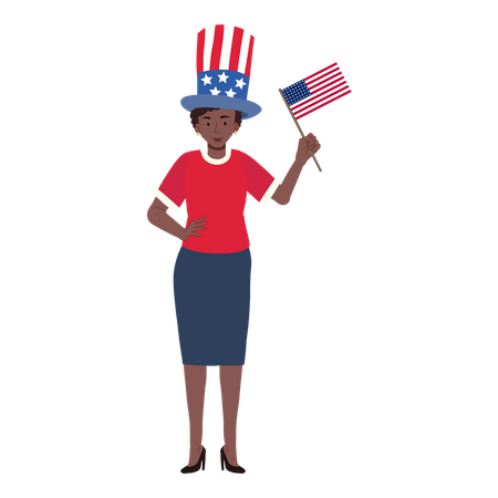 USA 4th july independence day Illustration