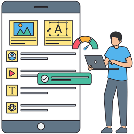 Usability testing  Illustration