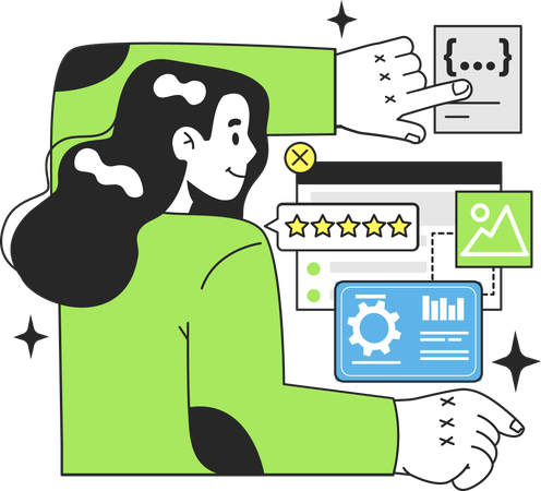 Usability testing technique  Illustration