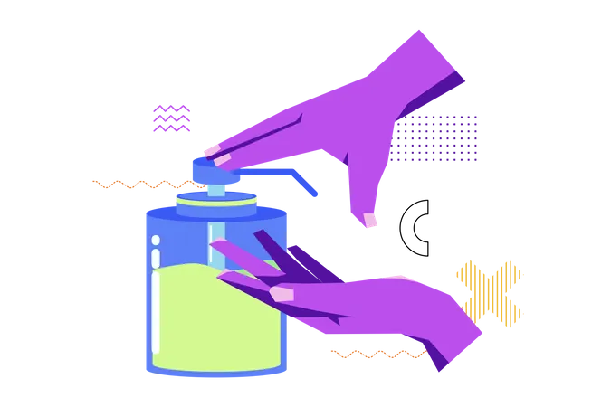 Use Hand Sanitizer  Illustration