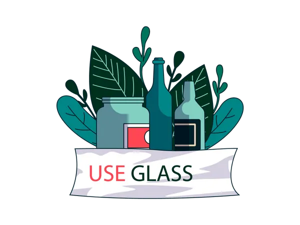 Use of glass  Illustration