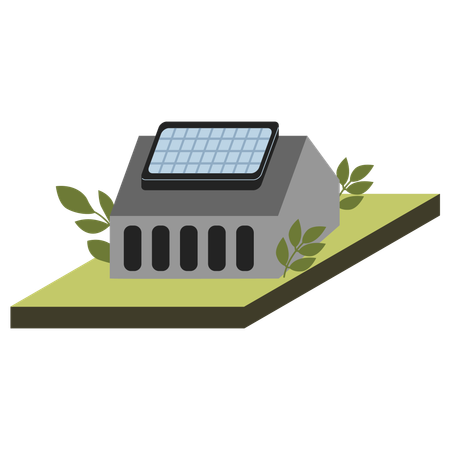 Use of solar panels  Illustration