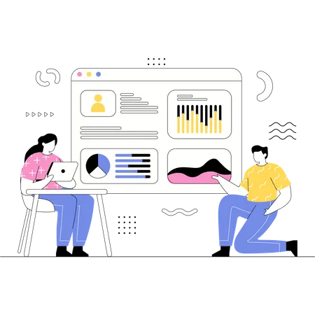 User Analytics  Illustration