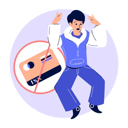 User bank Card gets Blocked  Illustration