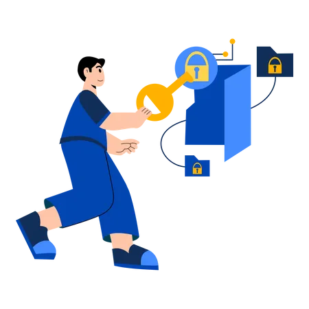 User data security  Illustration
