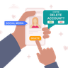 remove user illustration free download