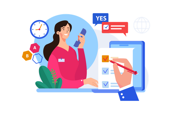 User feedback to service clients  Illustration