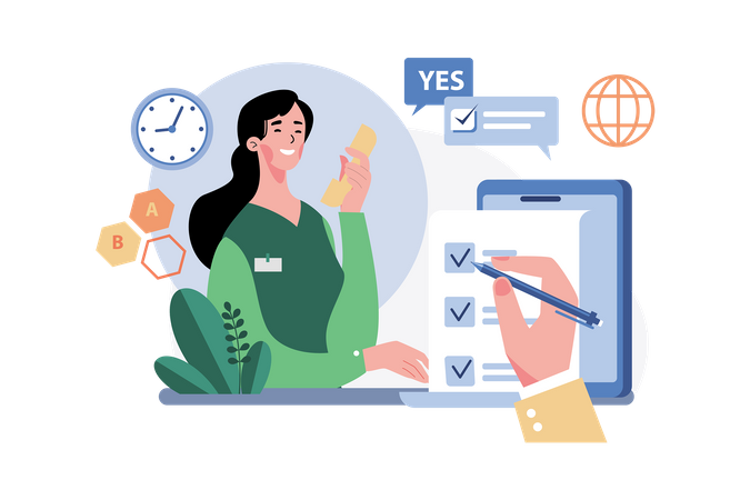 User feedback to service clients  Illustration