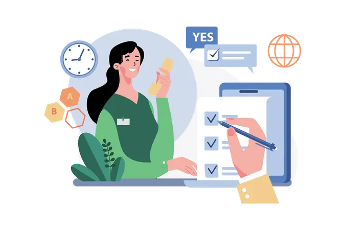 User feedback to service clients  Illustration