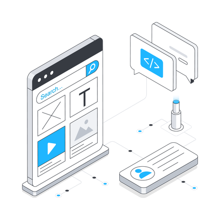 User interface and development  Illustration