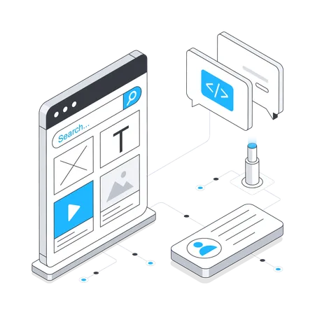 User interface and development  Illustration