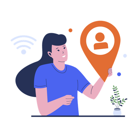 User Location  Illustration