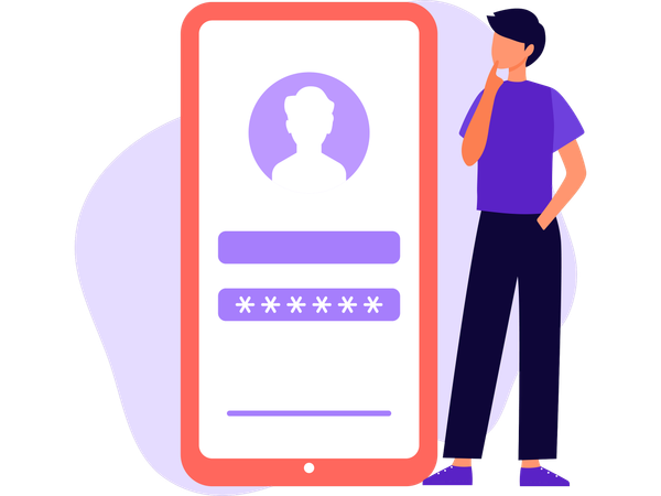 User login  Illustration