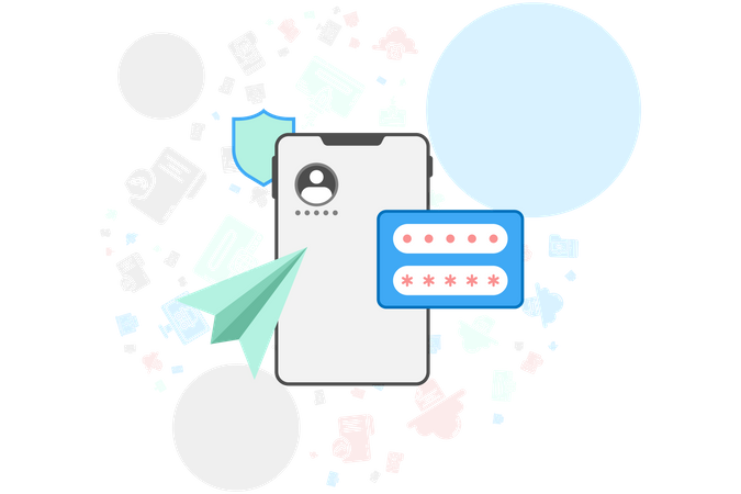 User login  Illustration