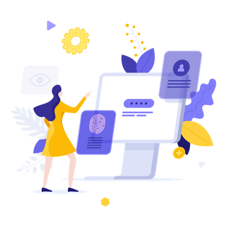 User login  Illustration