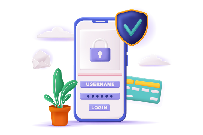 User Login  Illustration