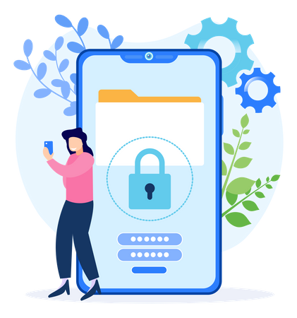 User Login  Illustration