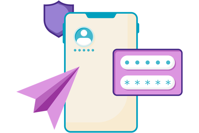 User login  Illustration
