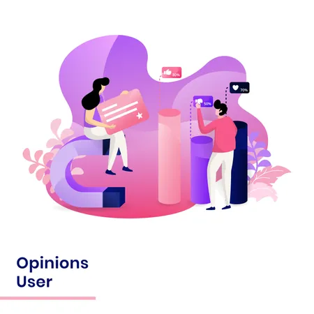 User opinions Illustration