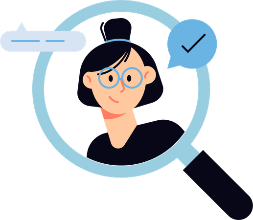User Search  Illustration