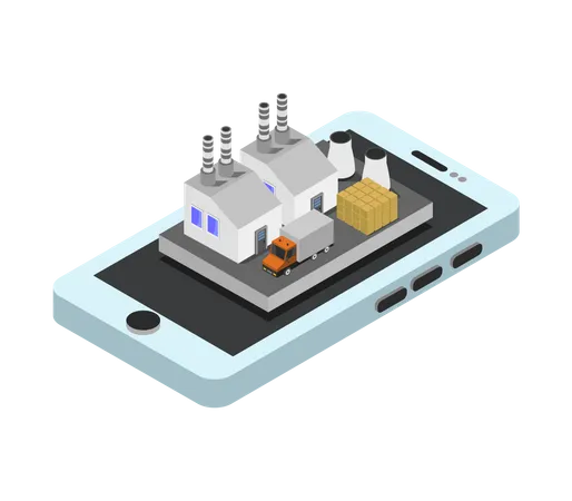 Usine intelligente  Illustration