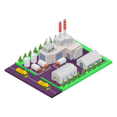 Usine  Illustration