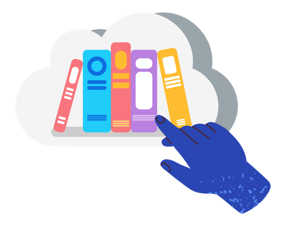 Using cloud library  Illustration