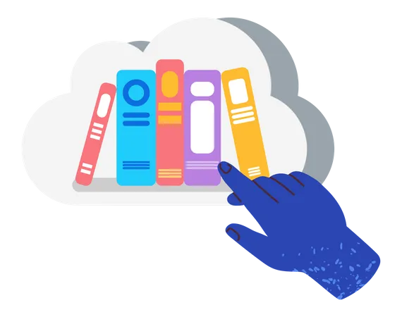 Using cloud library  Illustration