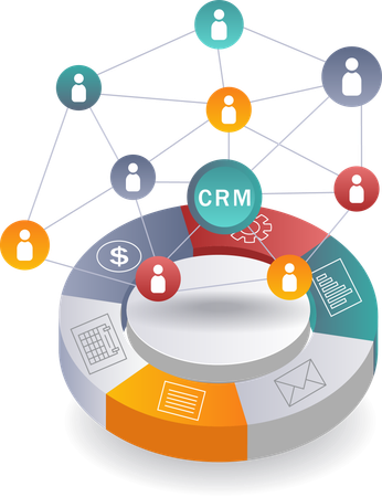 Using CRM to Foster Business Development and Networks  Illustration