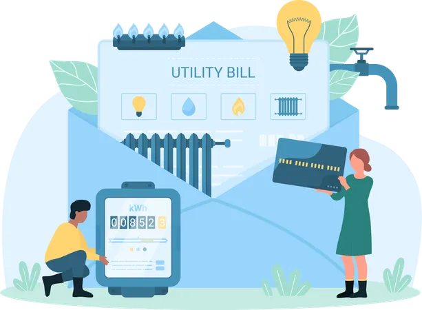Utility bill  Illustration