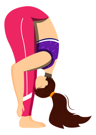 Uttanasana  Illustration