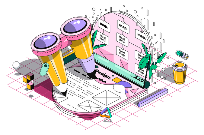 UX design  Illustration