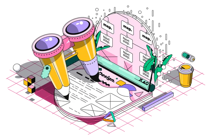 UX design  Illustration