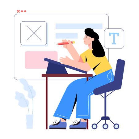 UX Design  Illustration