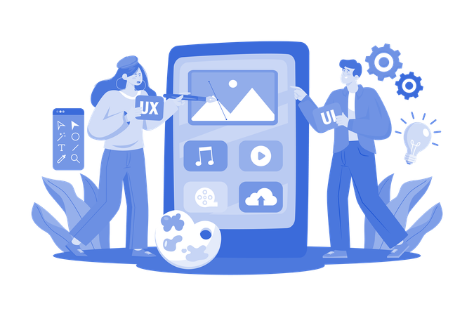 UX Designer  Illustration