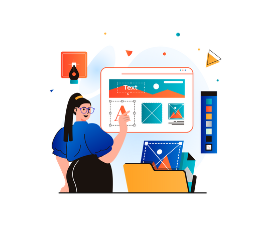 UX UI Design  Illustration