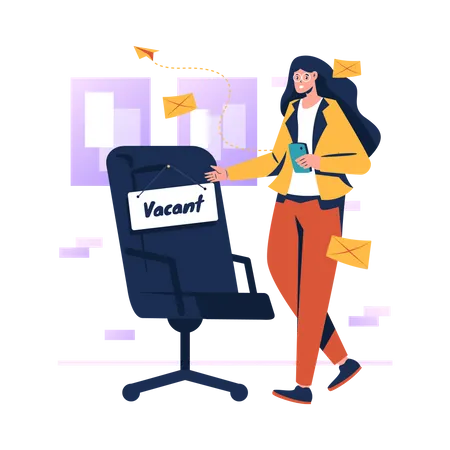 Vacant seat  Illustration