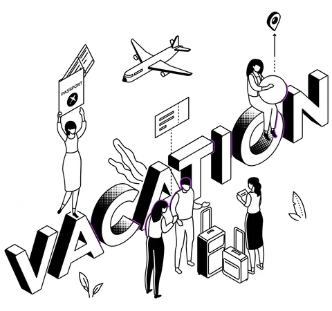 Vacation Illustration