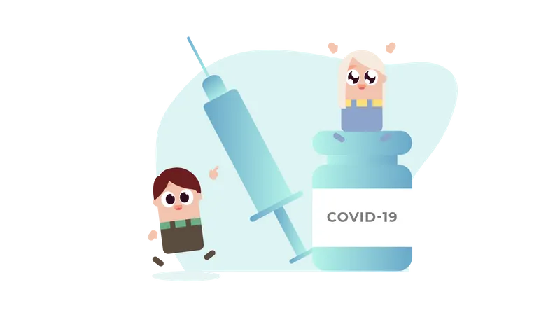 Vaccin covid 19 pour les enfants  Illustration